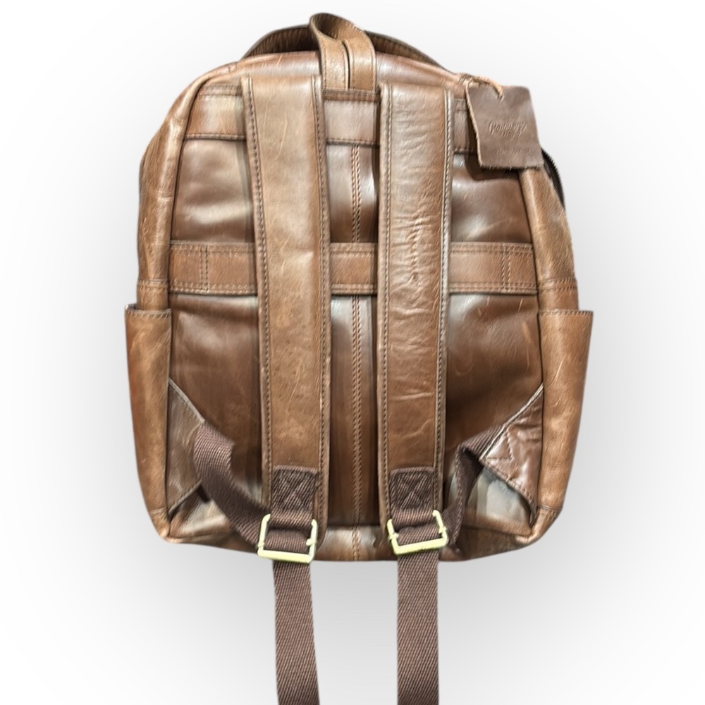 Rawlings Medium Genuin Leather Backpack Brown - image 4